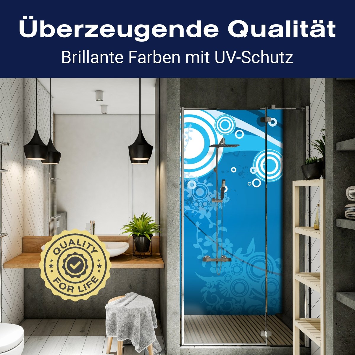 Duschwand Isolde Floral M0171 entdecken - Bild 2 Duschwand Isolde Floral M0171 entdecken - Bild 2