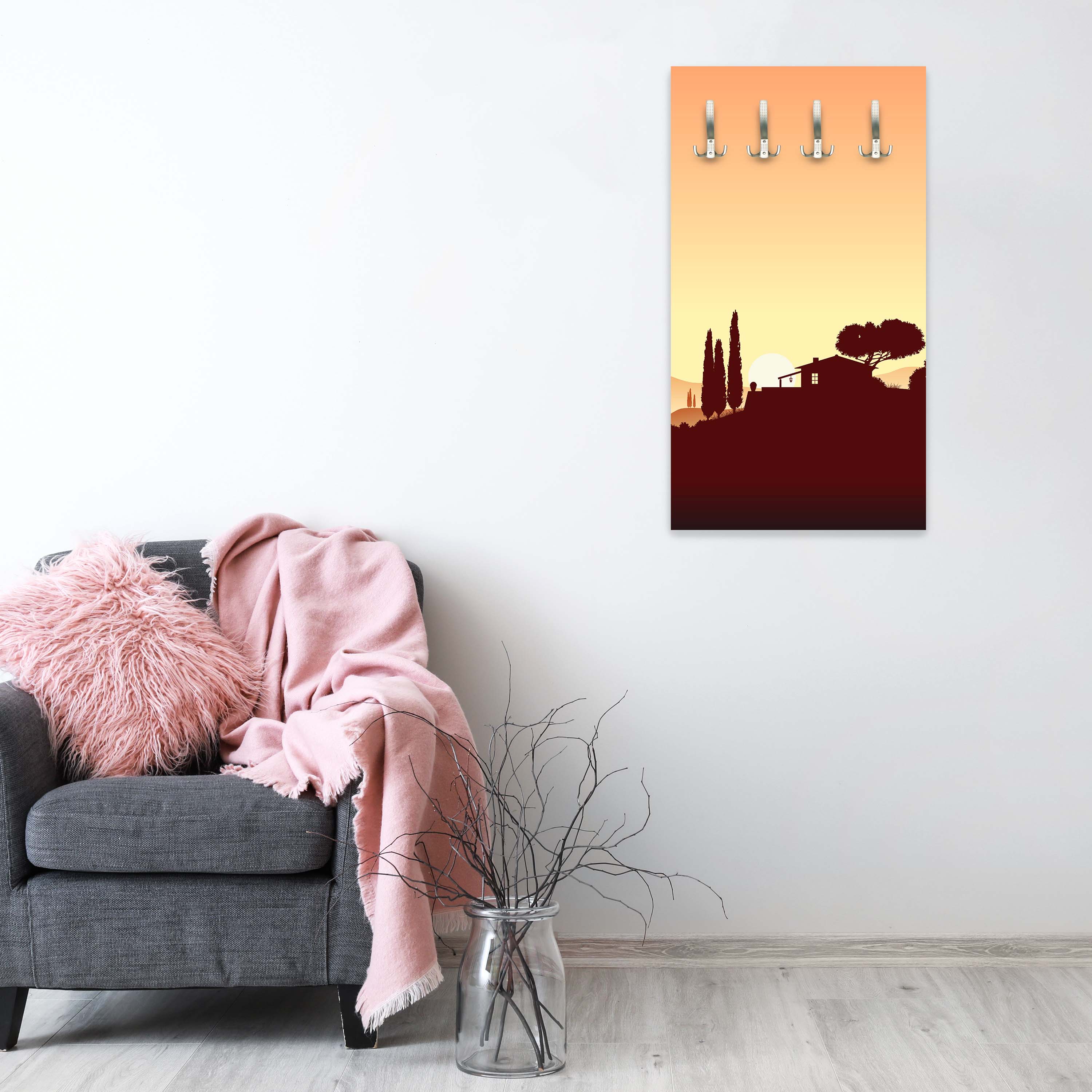 Garderobe Italienische Landschaft Natur M0177 entdecken - Bild 3 Garderobe Italienische Landschaft Natur M0177 entdecken - Bild 3