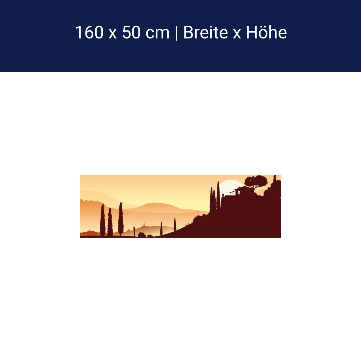 Küchenrückwand Italienische Landschaft Natur M0177 Küchenrückwand Italienische Landschaft Natur M0177