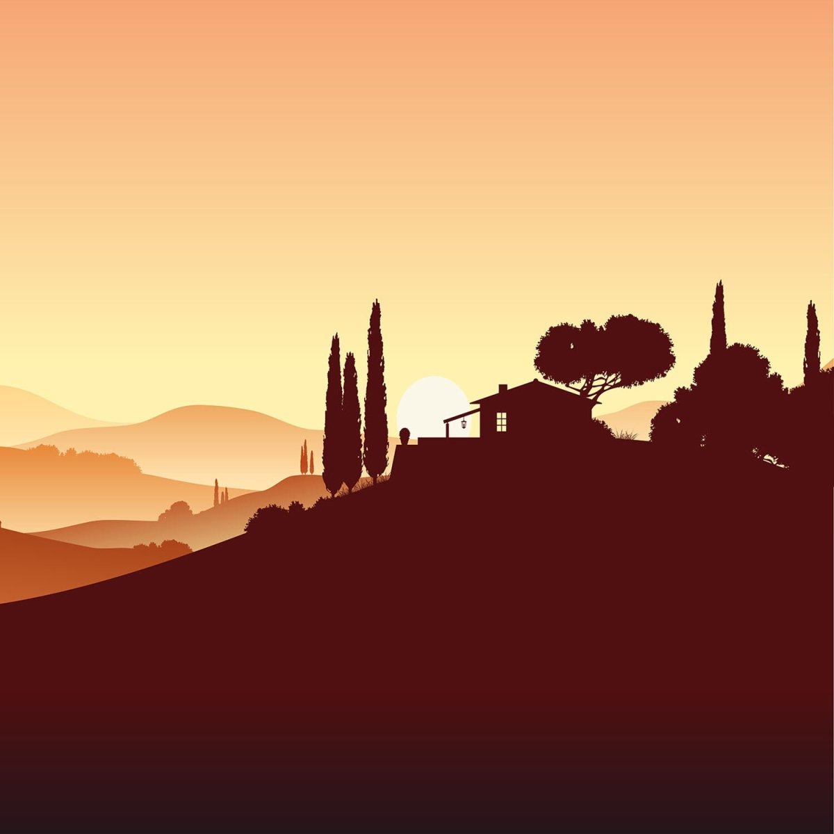 Beistelltisch Italienische Landschaft Natur M0177 entdecken - Bild 2 Beistelltisch Italienische Landschaft Natur M0177 entdecken - Bild 2