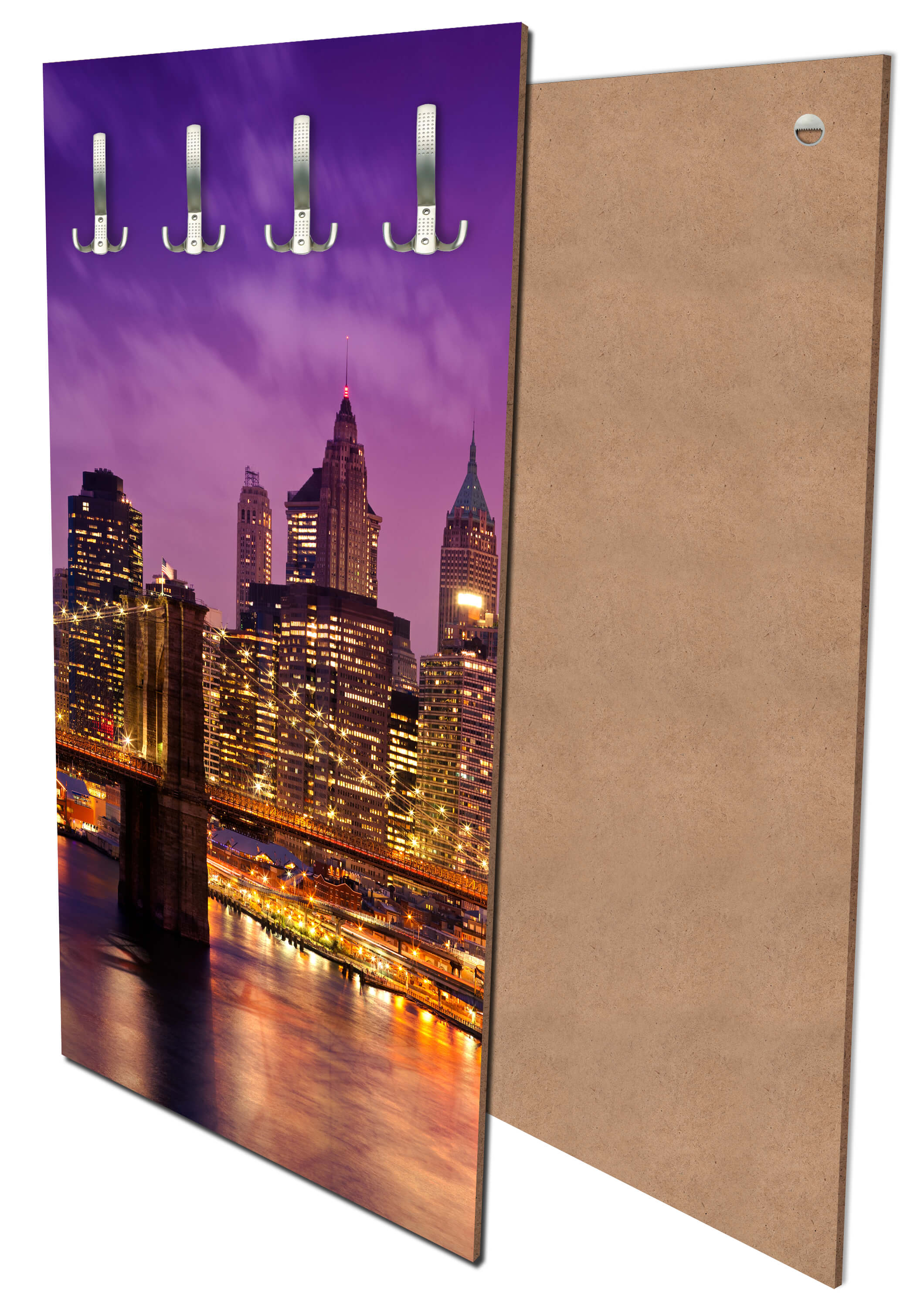 Garderobe New York bei Nacht M0178 entdecken - Bild 1 Garderobe New York bei Nacht M0178 entdecken - Bild 1