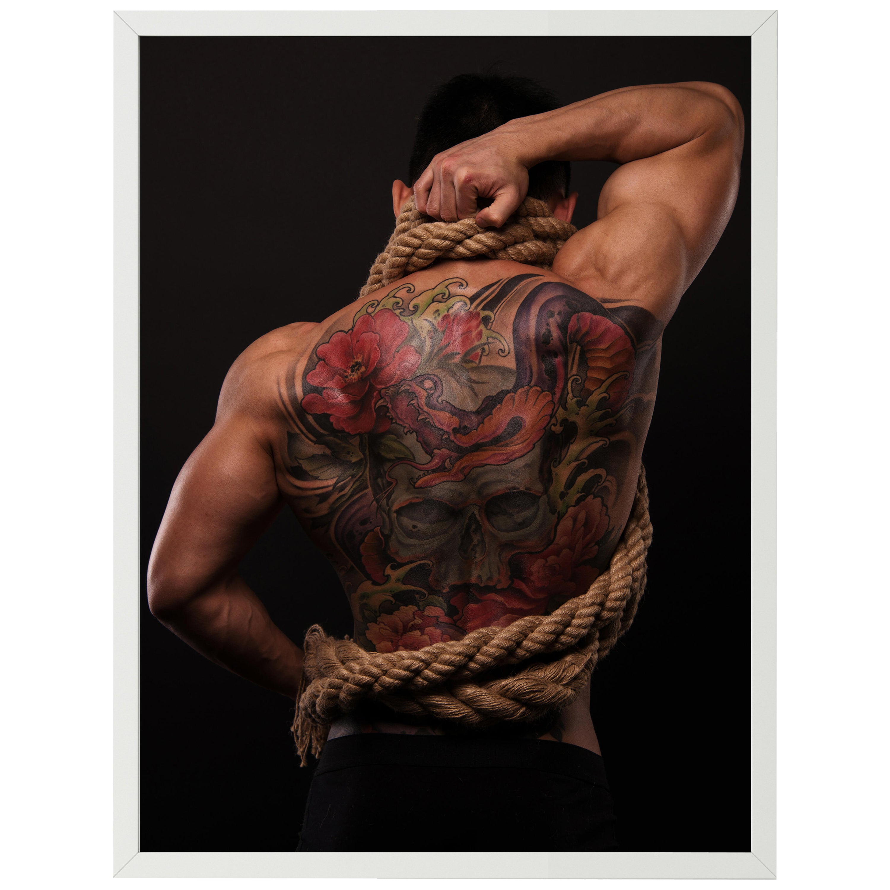 wandmotiv24 Poster, Poster - Mann, Tattoo, Rücken - M0179 - Bild 1 wandmotiv24 Poster, Poster - Mann, Tattoo, Rücken - M0179 - Bild 1