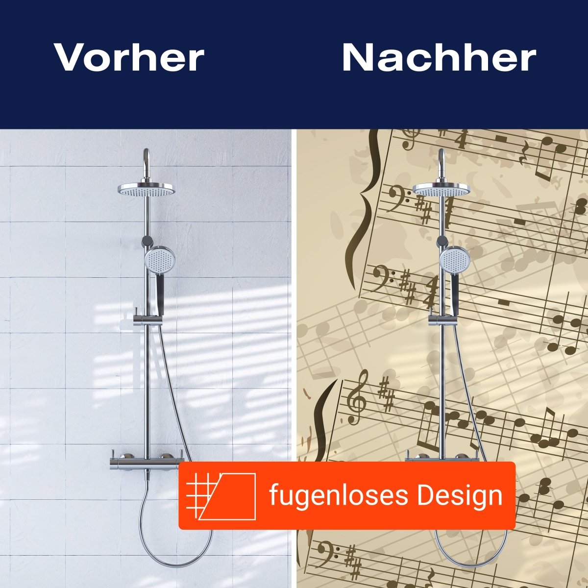 Duschwand Notenblatt Hobby M0180 entdecken - Bild 9 Duschwand Notenblatt Hobby M0180 entdecken - Bild 9
