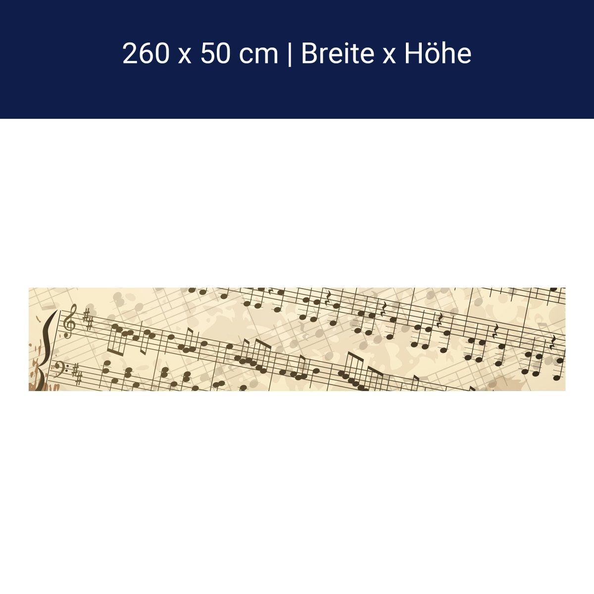 Küchenrückwand Notenblatt Hobby M0180 Küchenrückwand Notenblatt Hobby M0180