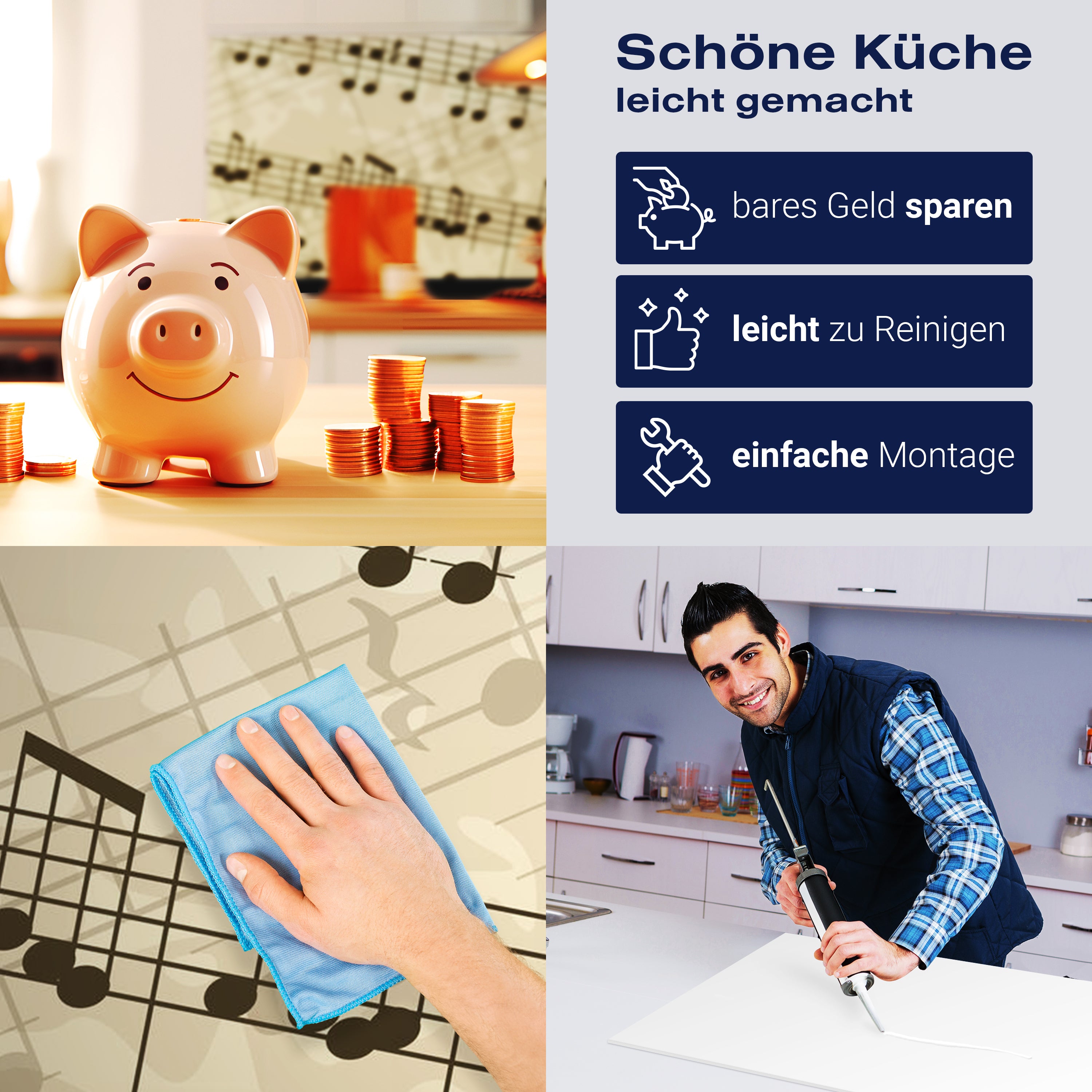 Küchenrückwand Notenblatt Hobby M0180 entdecken - Bild 7 Küchenrückwand Notenblatt Hobby M0180 entdecken - Bild 7