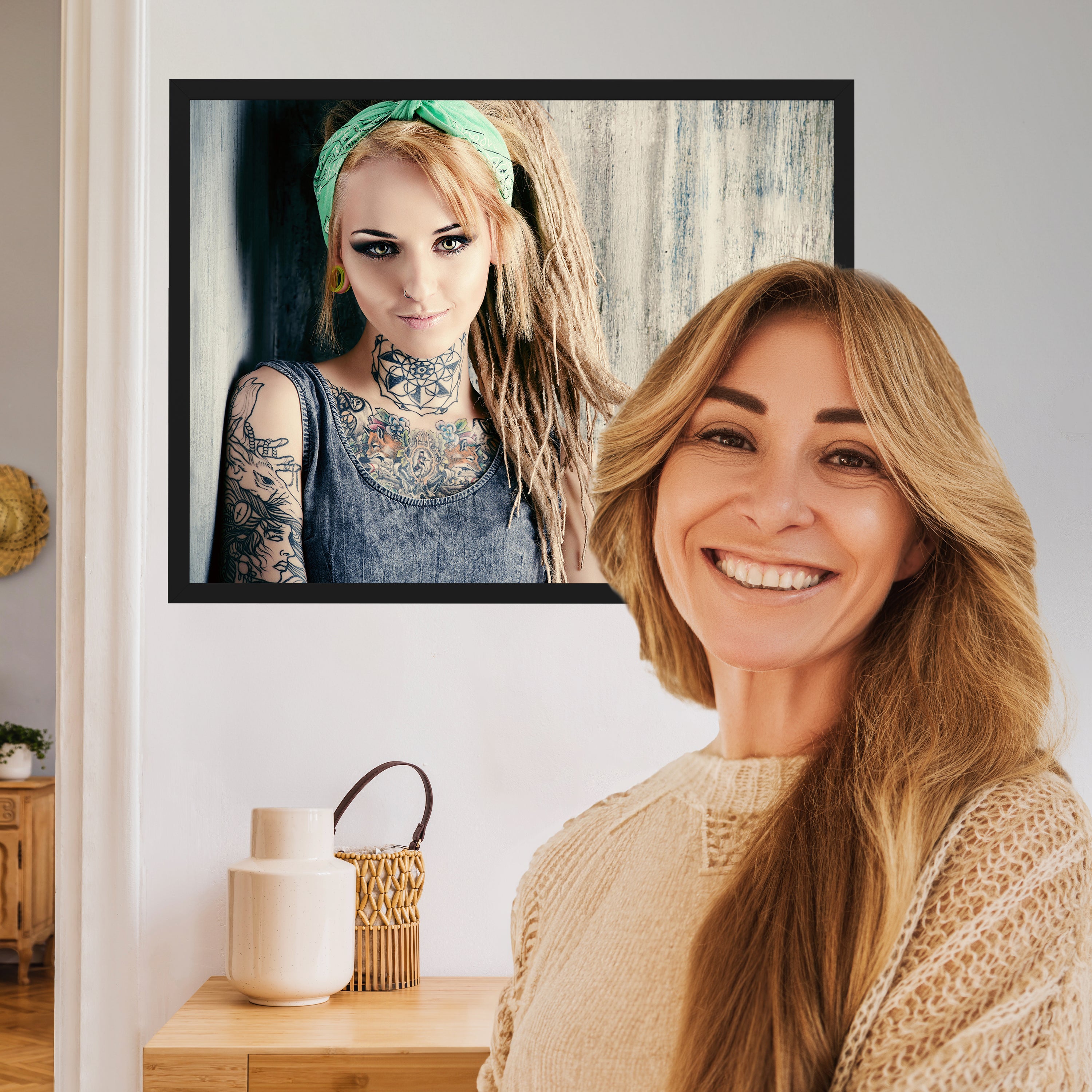 wandmotiv24 Poster, Poster - Frau, Tattoo, Oberkörper - M0180 - Bild 2 wandmotiv24 Poster, Poster - Frau, Tattoo, Oberkörper - M0180 - Bild 2