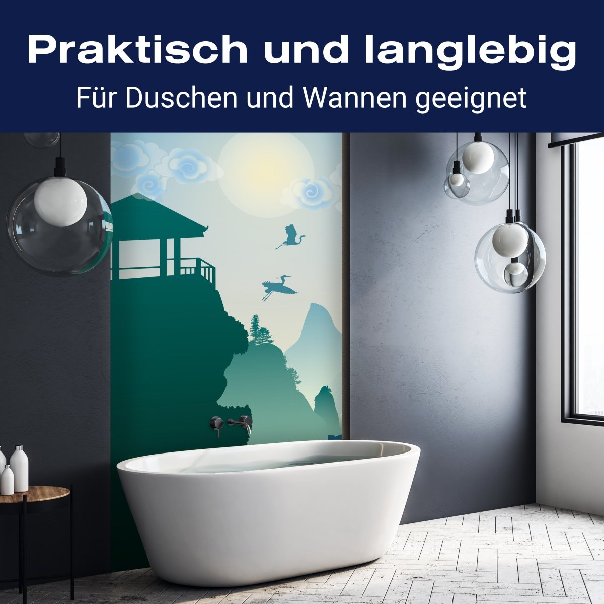 Duschwand chinesische Landschaft Natur M0181 entdecken - Bild 3 Duschwand chinesische Landschaft Natur M0181 entdecken - Bild 3