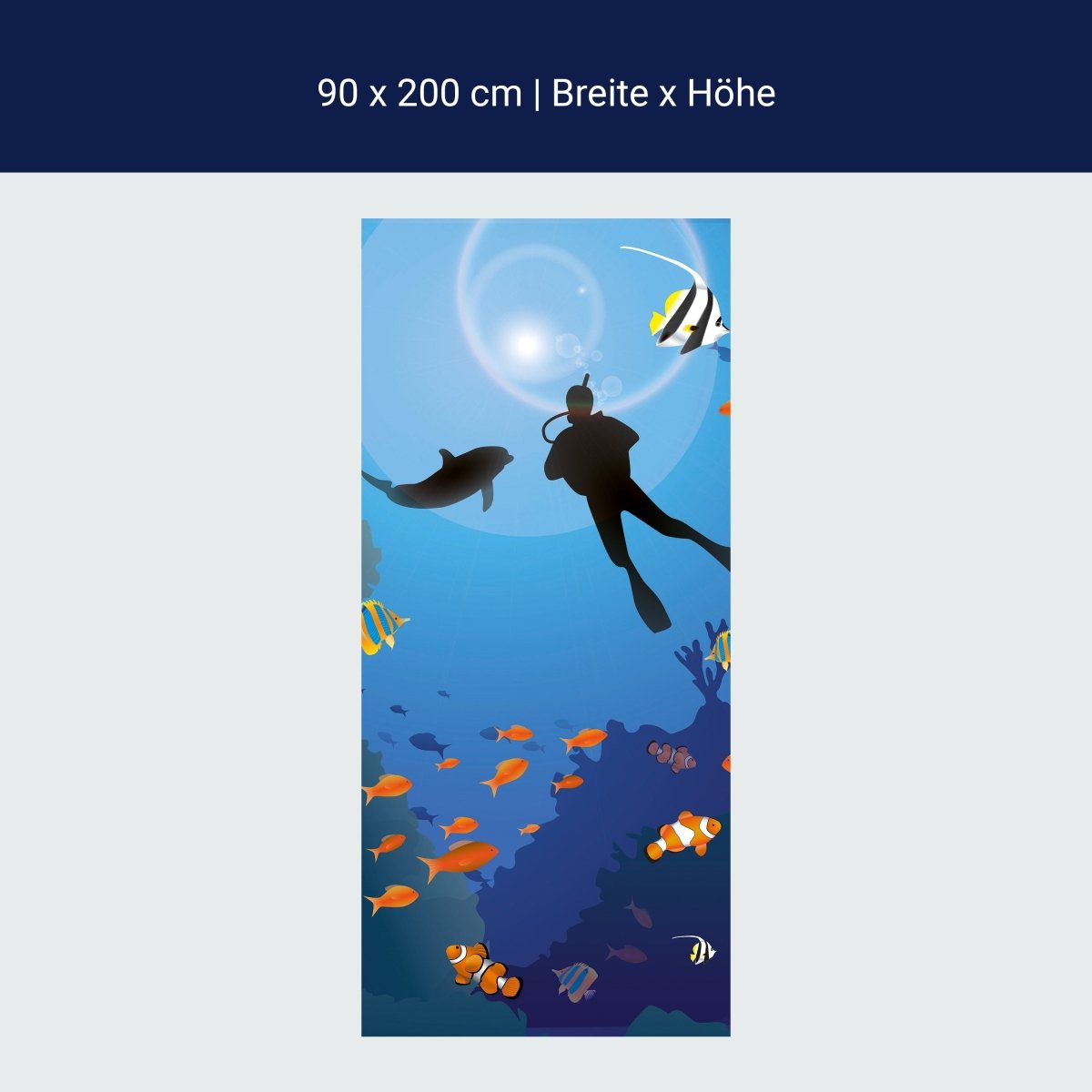 Duschwand Riff Meer M0182 Duschwand Riff Meer M0182