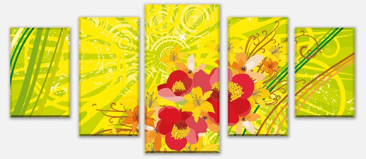 Leinwandbild Mehrteiler Sara Floral M0184 entdecken - Bild 1 Leinwandbild Mehrteiler Sara Floral M0184 entdecken - Bild 1