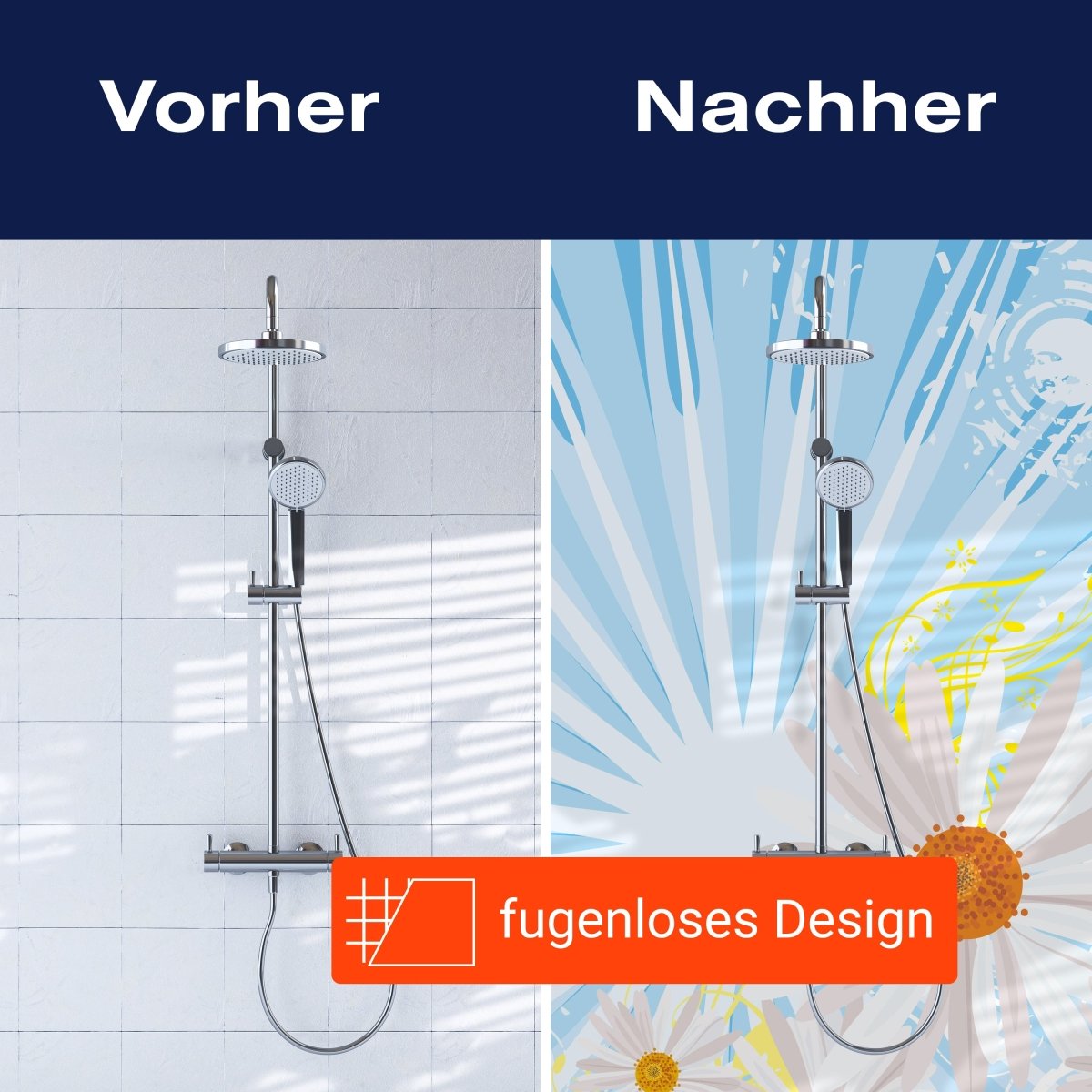 Duschwand Evelyn Floral M0186 entdecken - Bild 9 Duschwand Evelyn Floral M0186 entdecken - Bild 9