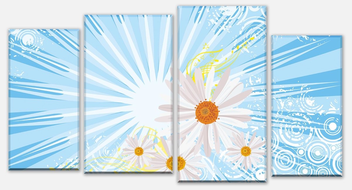 Leinwandbild Mehrteiler Evelyn Floral M0186 Leinwandbild Mehrteiler Evelyn Floral M0186