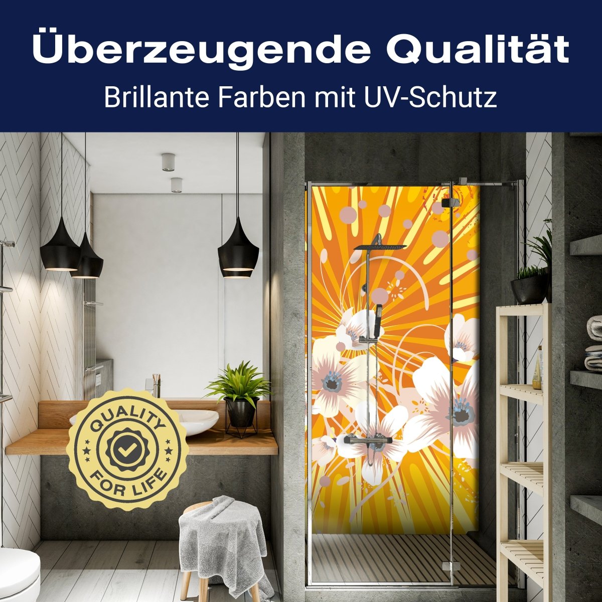 Duschwand Nicole Floral M0187 entdecken - Bild 2 Duschwand Nicole Floral M0187 entdecken - Bild 2