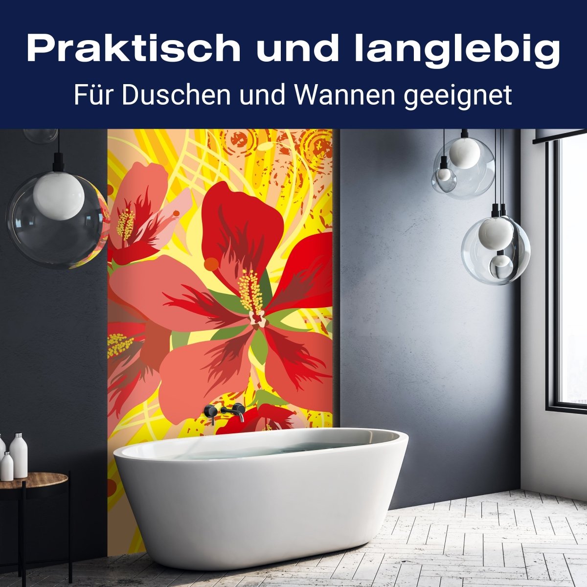 Duschwand Victoria Floral M0188 entdecken - Bild 3 Duschwand Victoria Floral M0188 entdecken - Bild 3