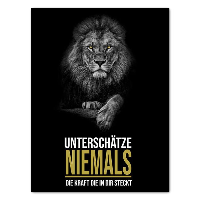 Leinwandbild Löwen, Hochformat M0189 kaufen - Bild 1 Leinwandbild Löwen, Hochformat M0189 kaufen - Bild 1