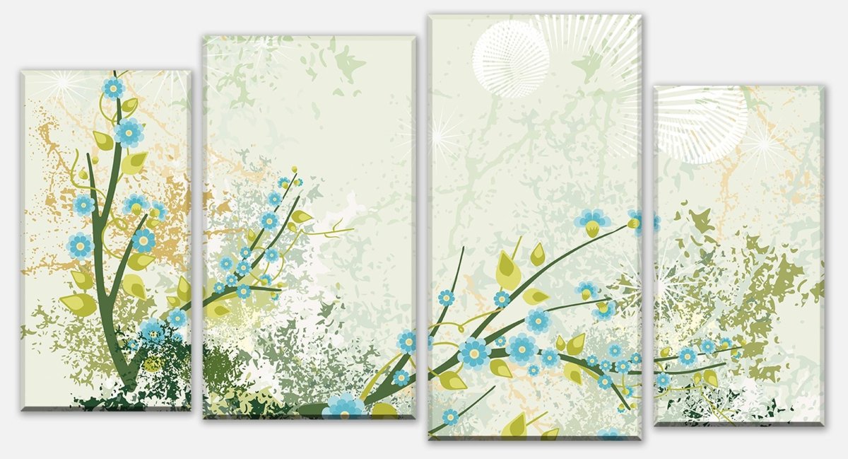 Leinwandbild Mehrteiler Marlis Floral M0190 Leinwandbild Mehrteiler Marlis Floral M0190