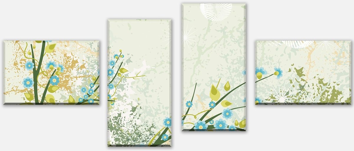 Leinwandbild Mehrteiler Marlis Floral M0190 Leinwandbild Mehrteiler Marlis Floral M0190