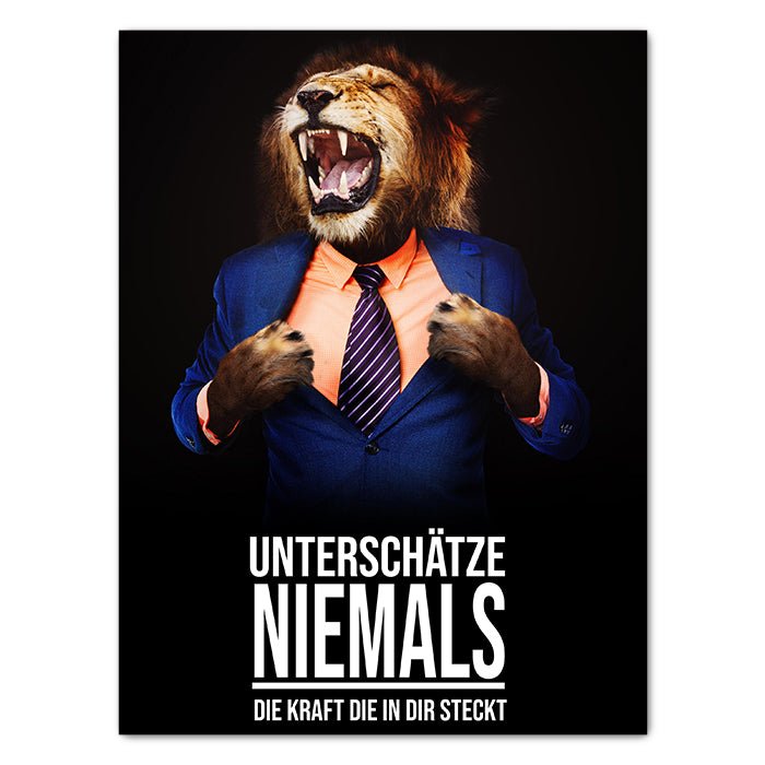 Leinwandbild Löwen, Hochformat M0190 kaufen - Bild 1 Leinwandbild Löwen, Hochformat M0190 kaufen - Bild 1
