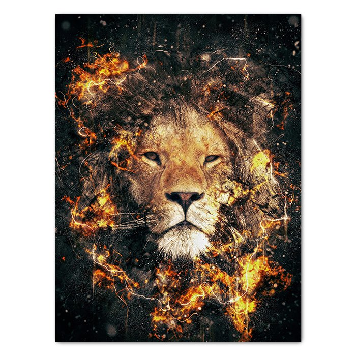 Leinwandbild Löwen, Hochformat M0191 kaufen - Bild 1 Leinwandbild Löwen, Hochformat M0191 kaufen - Bild 1
