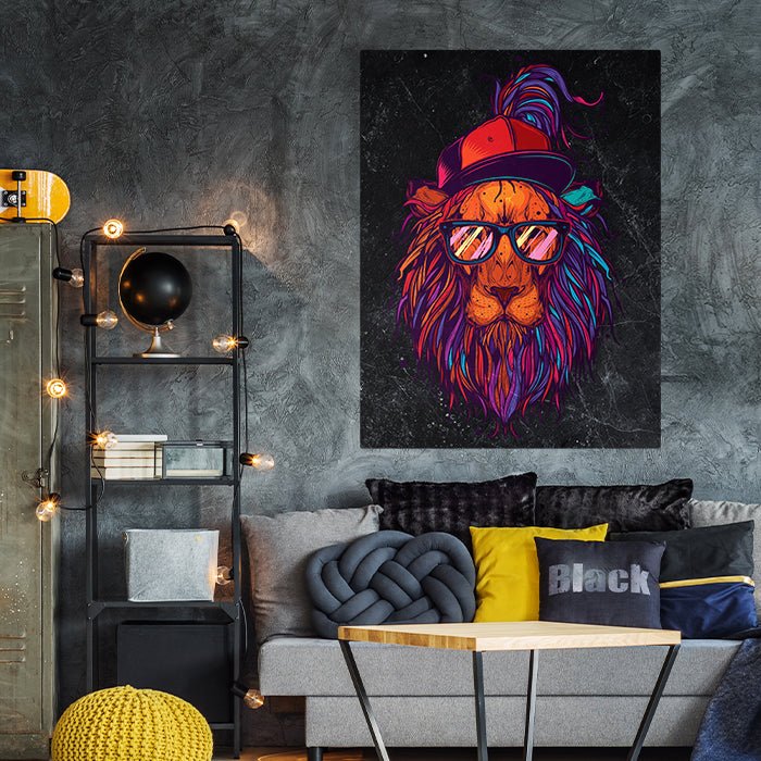 Leinwandbild Löwen, Hochformat M0192 kaufen - Bild 3 Leinwandbild Löwen, Hochformat M0192 kaufen - Bild 3