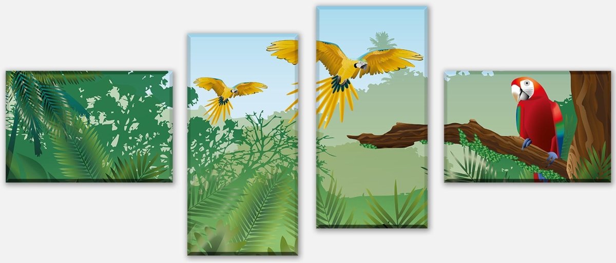 Leinwandbild Mehrteiler Landschaft Regenwald Natur M0193 Leinwandbild Mehrteiler Landschaft Regenwald Natur M0193
