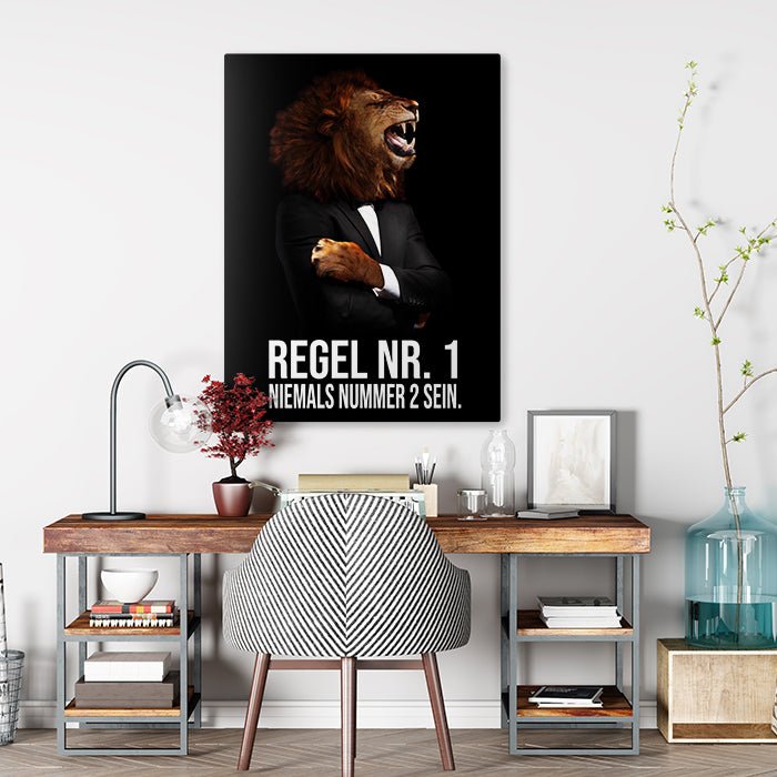 Leinwandbild Löwen, Hochformat M0193 kaufen - Bild 2 Leinwandbild Löwen, Hochformat M0193 kaufen - Bild 2