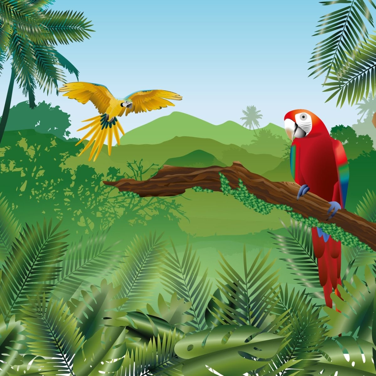 Beistelltisch Landschaft Regenwald Natur M0193 entdecken - Bild 2 Beistelltisch Landschaft Regenwald Natur M0193 entdecken - Bild 2