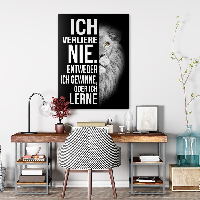 Leinwandbild Löwen, Hochformat M0194 kaufen - Bild 2 Leinwandbild Löwen, Hochformat M0194 kaufen - Bild 2