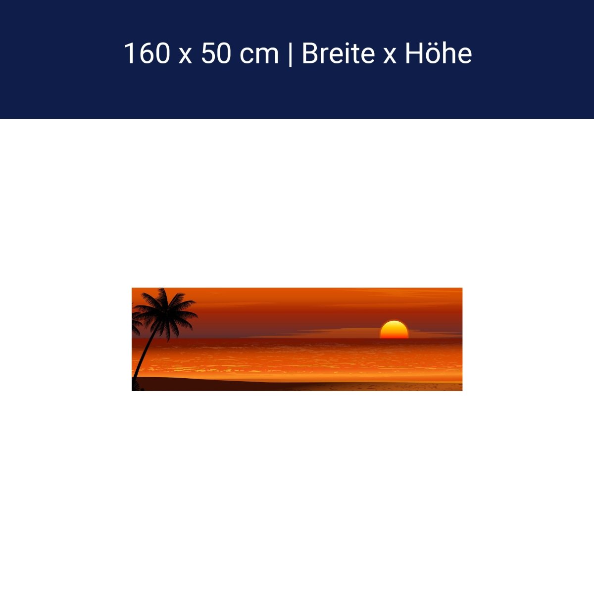 Küchenrückwand Beach Sunset M0195 Küchenrückwand Beach Sunset M0195