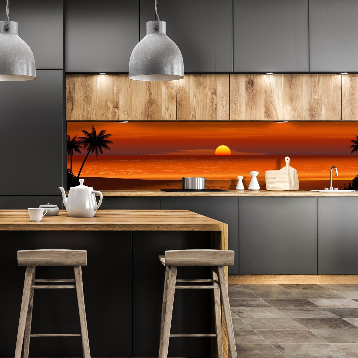 Küchenrückwand Beach Sunset M0195 entdecken - Bild 1 Küchenrückwand Beach Sunset M0195 entdecken - Bild 1