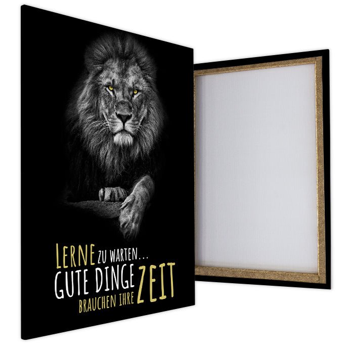 Leinwandbild Löwen, Hochformat M0197 kaufen - Bild 4 Leinwandbild Löwen, Hochformat M0197 kaufen - Bild 4