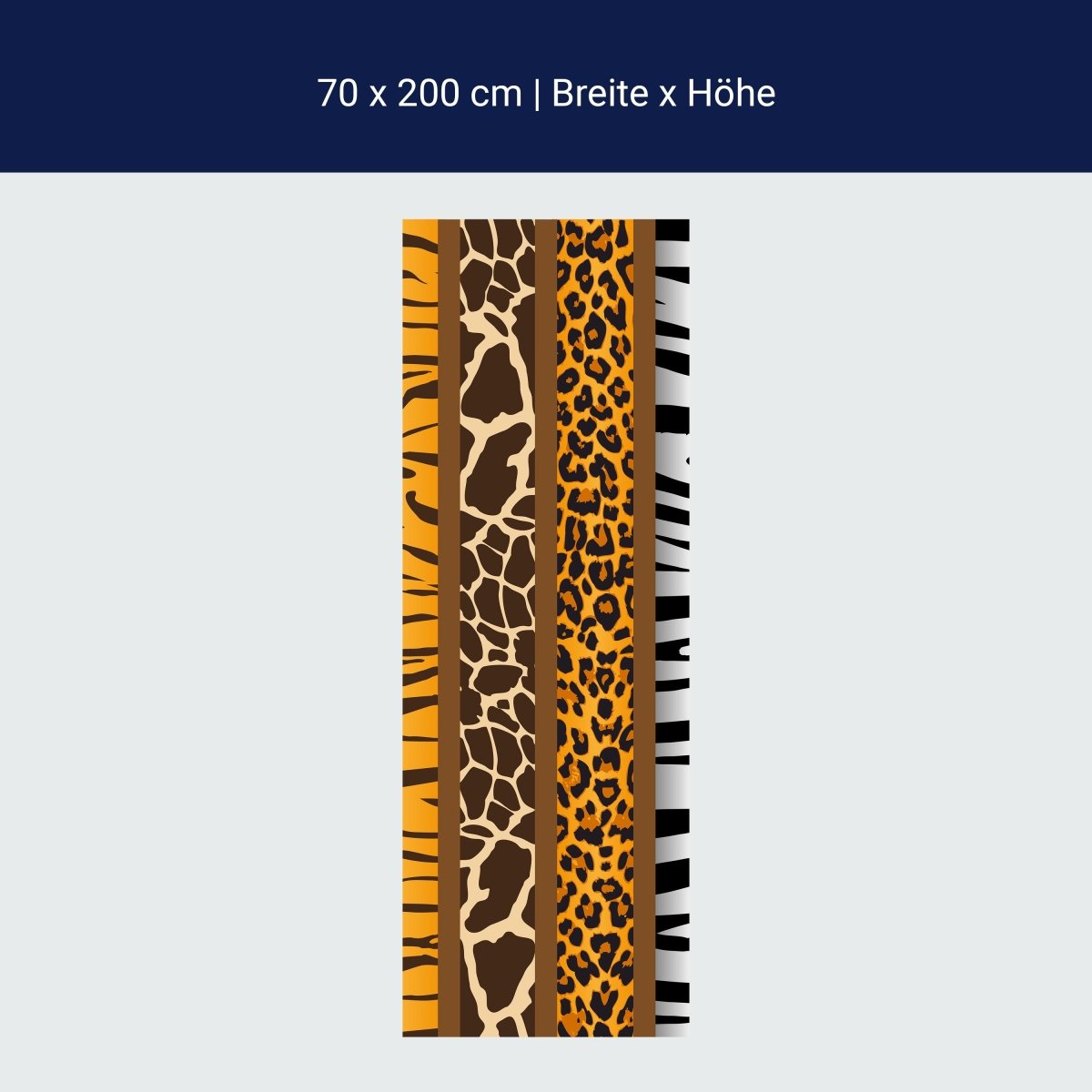 Duschwand Afrika Tiermuster M0198 Duschwand Afrika Tiermuster M0198