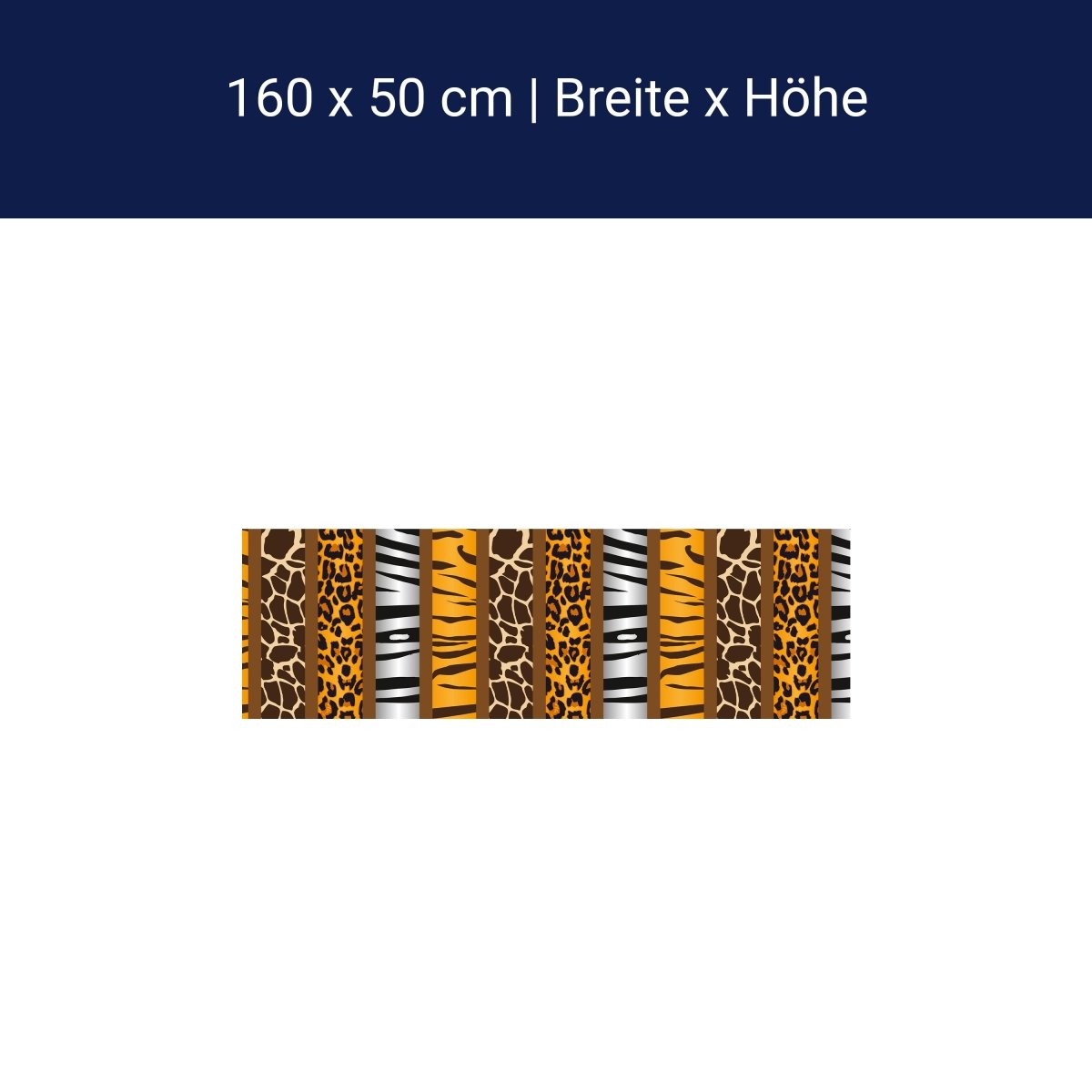 Küchenrückwand Afrika Tiermuster M0198 Küchenrückwand Afrika Tiermuster M0198