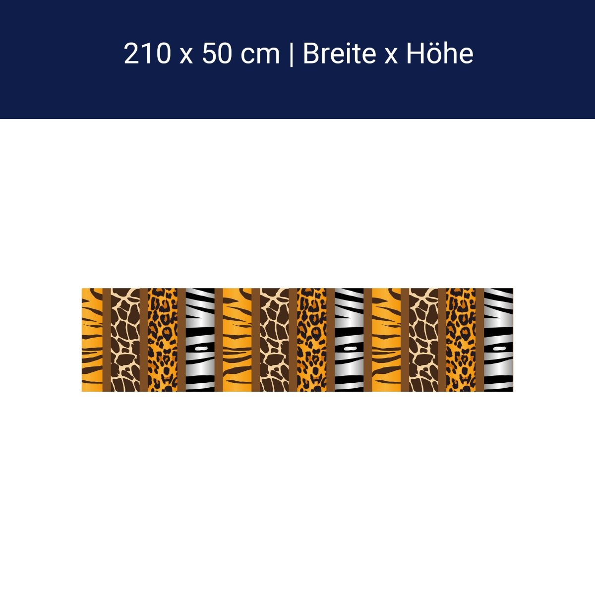 Küchenrückwand Afrika Tiermuster M0198 Küchenrückwand Afrika Tiermuster M0198