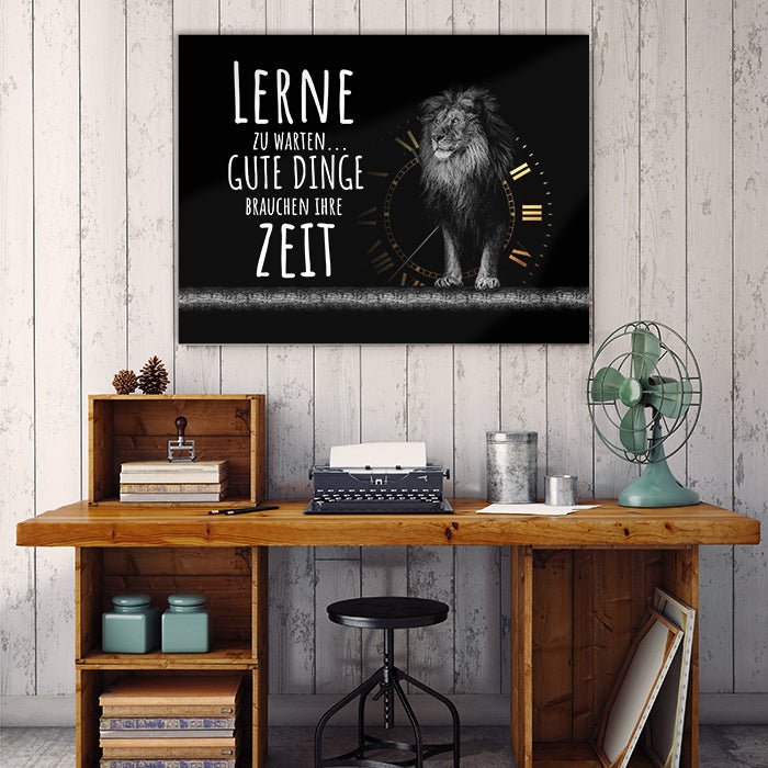 Leinwandbild Löwen, Querformat M0198 kaufen - Bild 3 Leinwandbild Löwen, Querformat M0198 kaufen - Bild 3