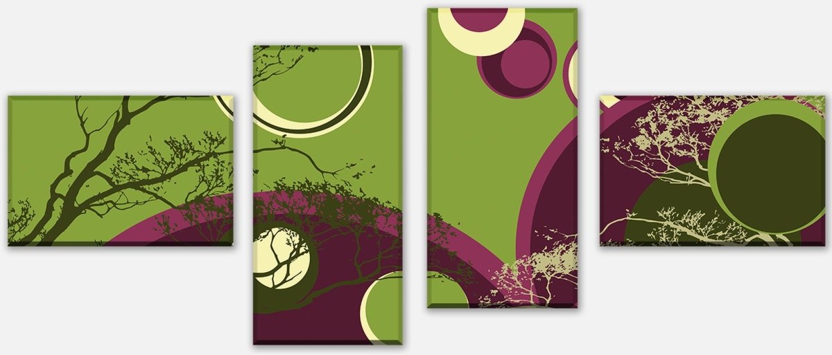 Leinwandbild Mehrteiler Ayleen Floral M0200 Leinwandbild Mehrteiler Ayleen Floral M0200