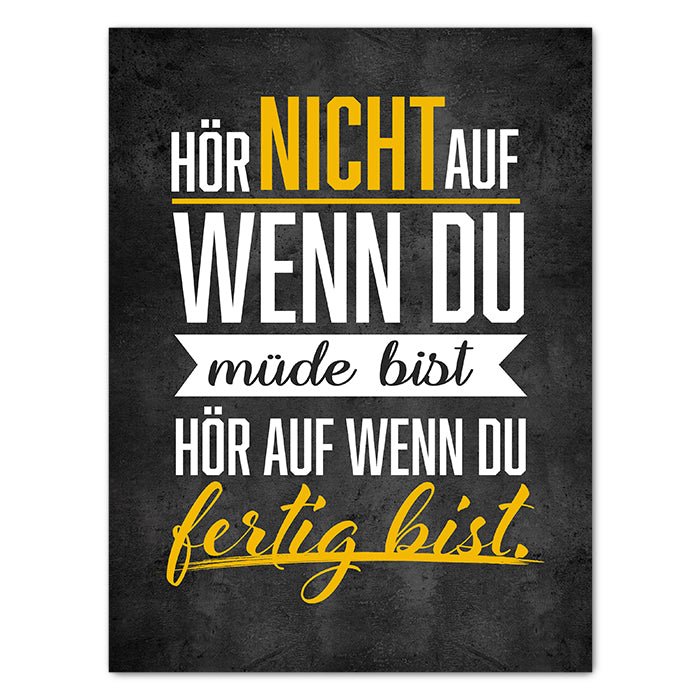 Leinwandbild Motivation, Hochformat M0203 kaufen - Bild 1 Leinwandbild Motivation, Hochformat M0203 kaufen - Bild 1