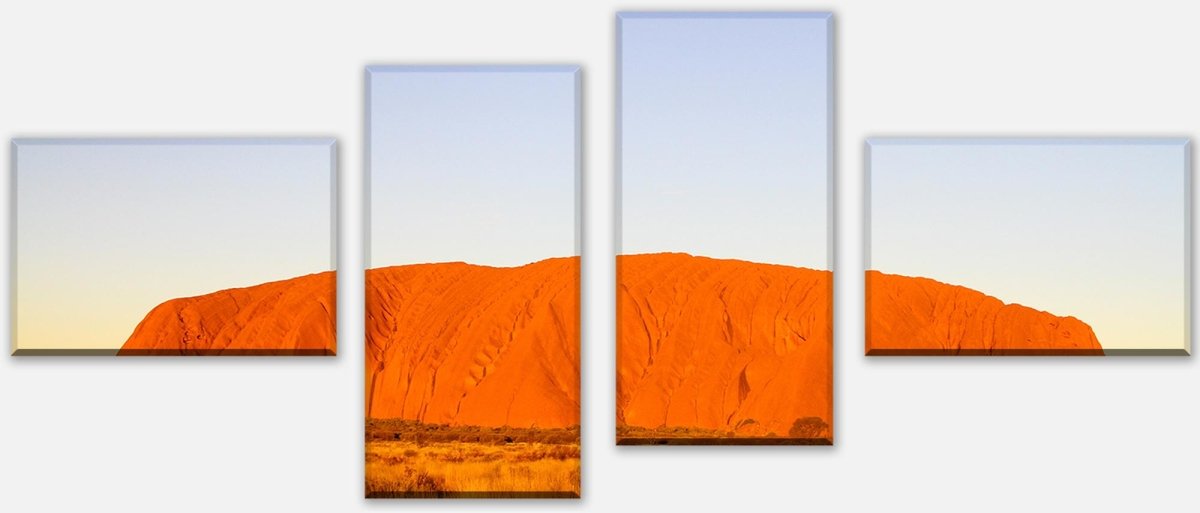 Leinwandbild Mehrteiler Ayers Rock Sunset Natur M0205 Leinwandbild Mehrteiler Ayers Rock Sunset Natur M0205