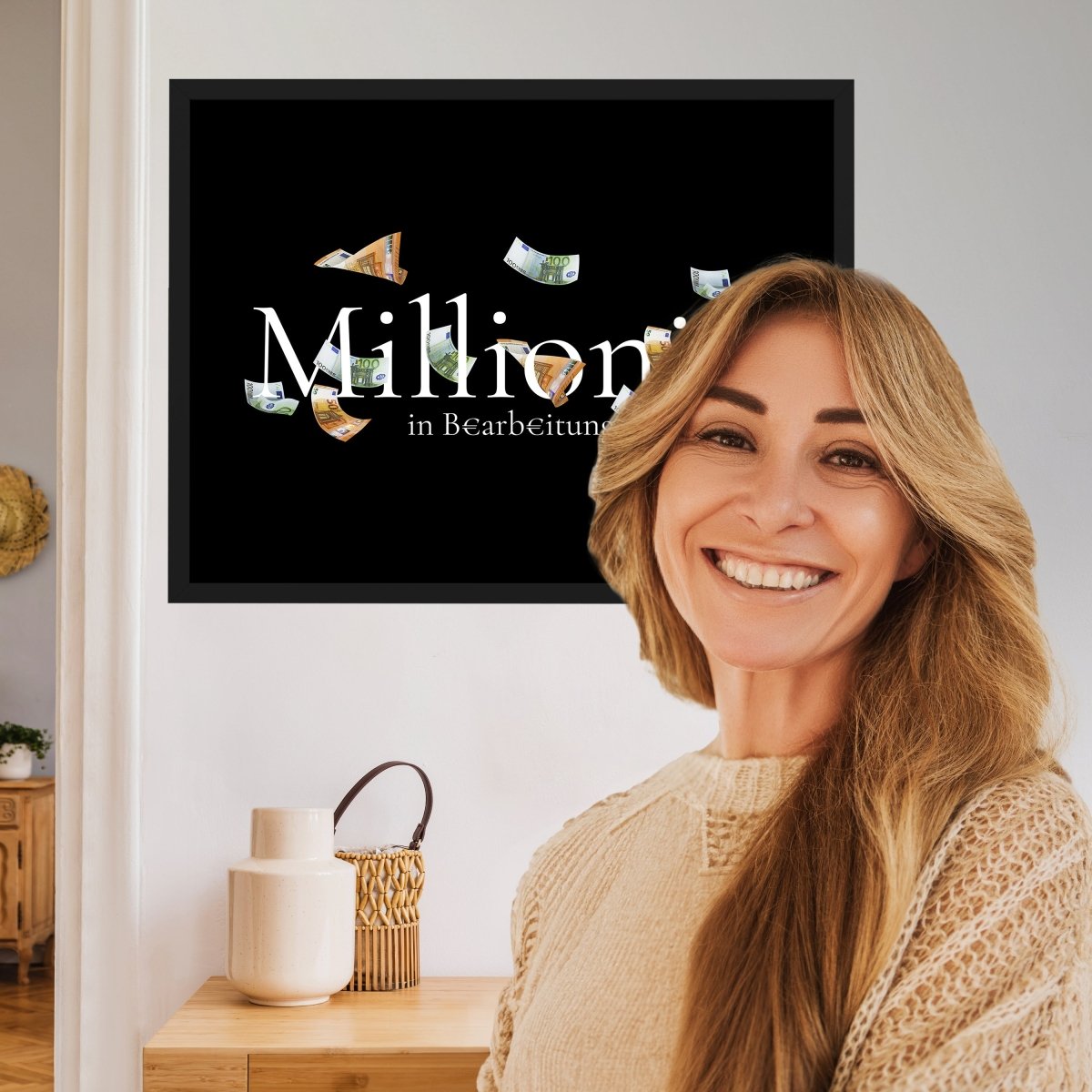 wandmotiv24 Poster, Poster - Millionär, Spruch, Motivation - M0209 - Bild 2 wandmotiv24 Poster, Poster - Millionär, Spruch, Motivation - M0209 - Bild 2