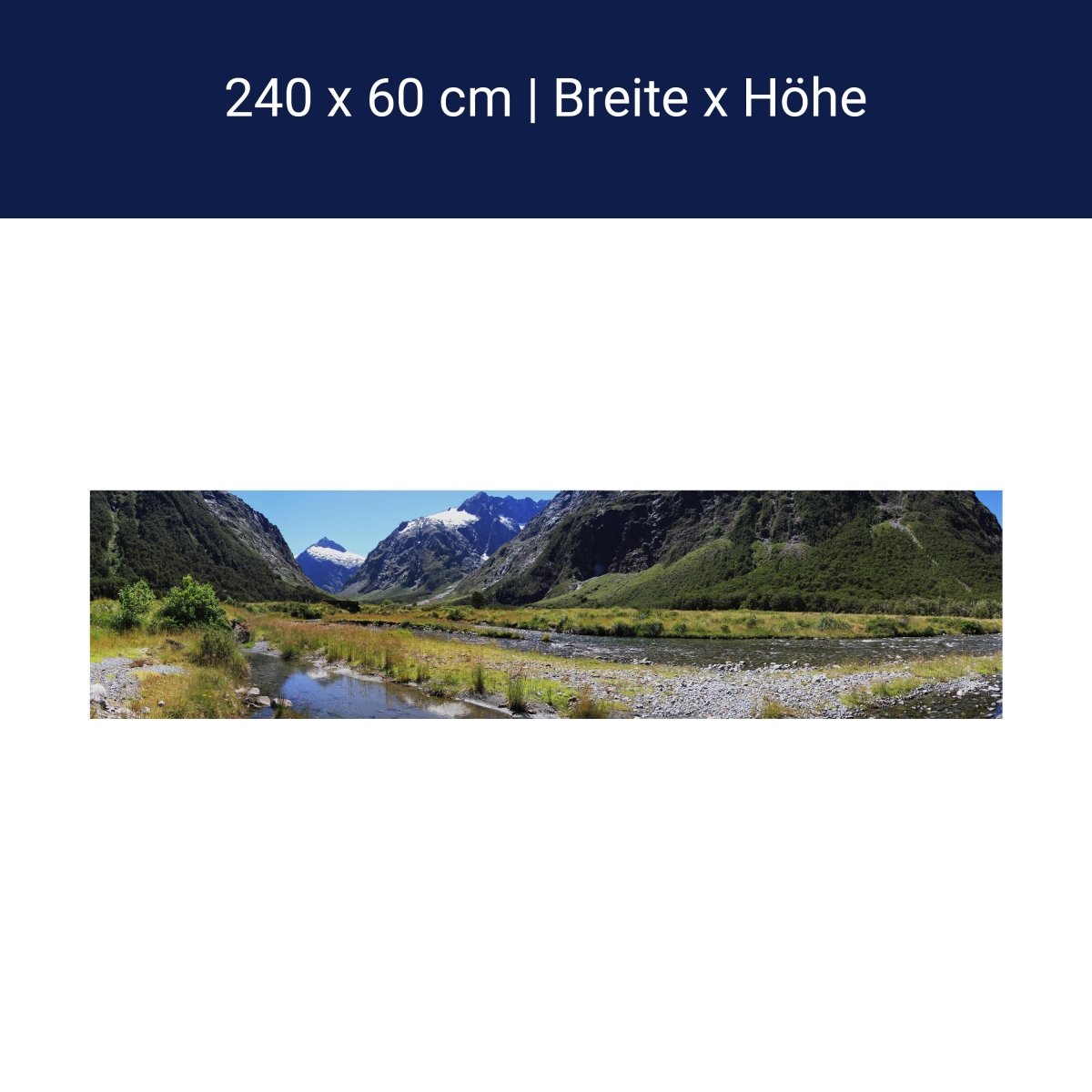 Küchenrückwand Fjordlandschaft Natur M0214 Küchenrückwand Fjordlandschaft Natur M0214