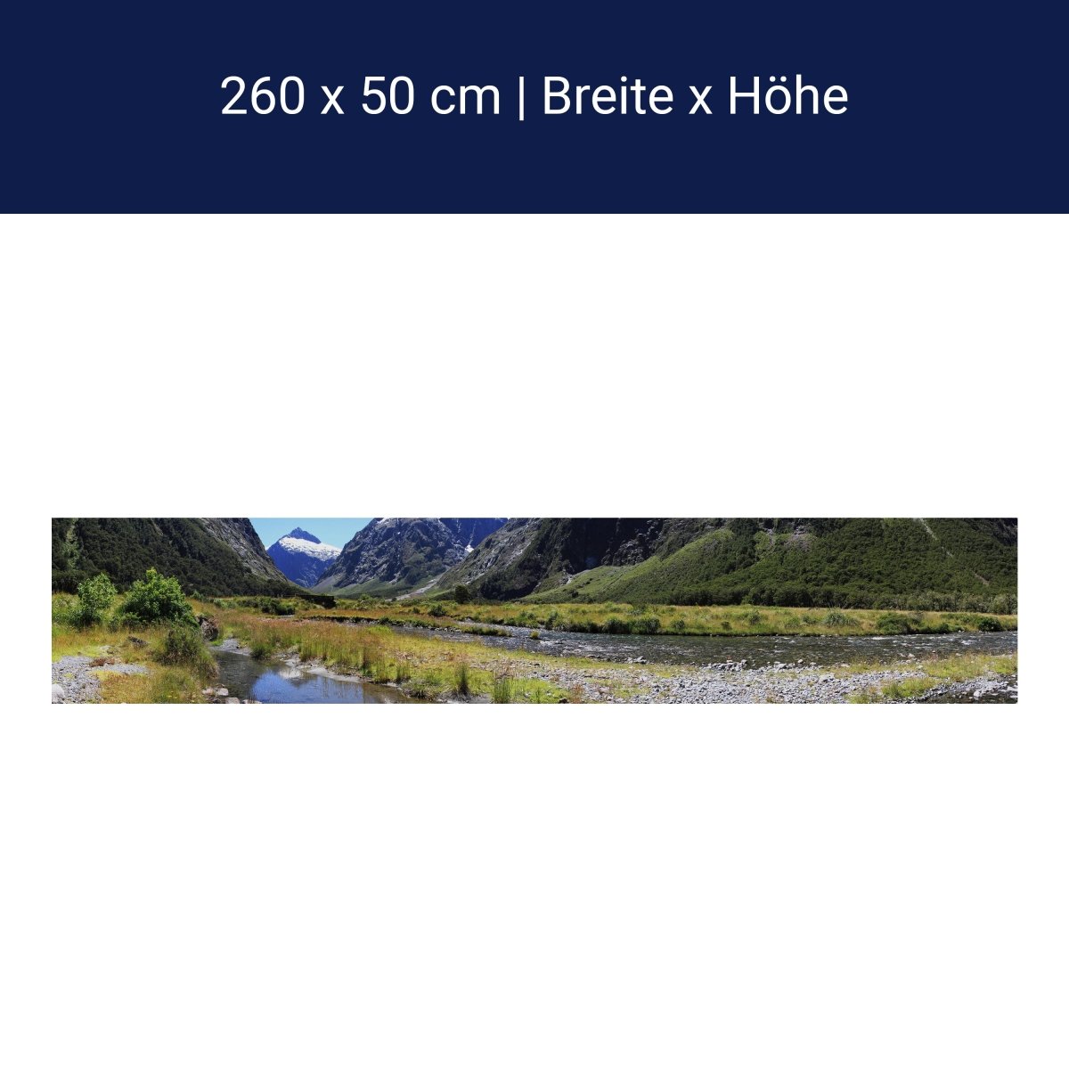 Küchenrückwand Fjordlandschaft Natur M0214 Küchenrückwand Fjordlandschaft Natur M0214