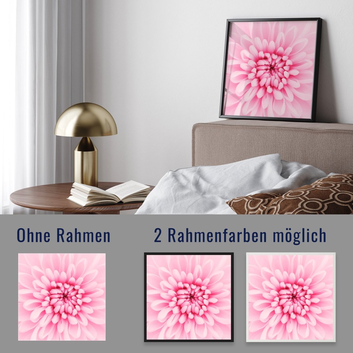 wandmotiv24 Poster, Poster - Pflanze, Blüte, rosa - M0216 - Bild 4 wandmotiv24 Poster, Poster - Pflanze, Blüte, rosa - M0216 - Bild 4