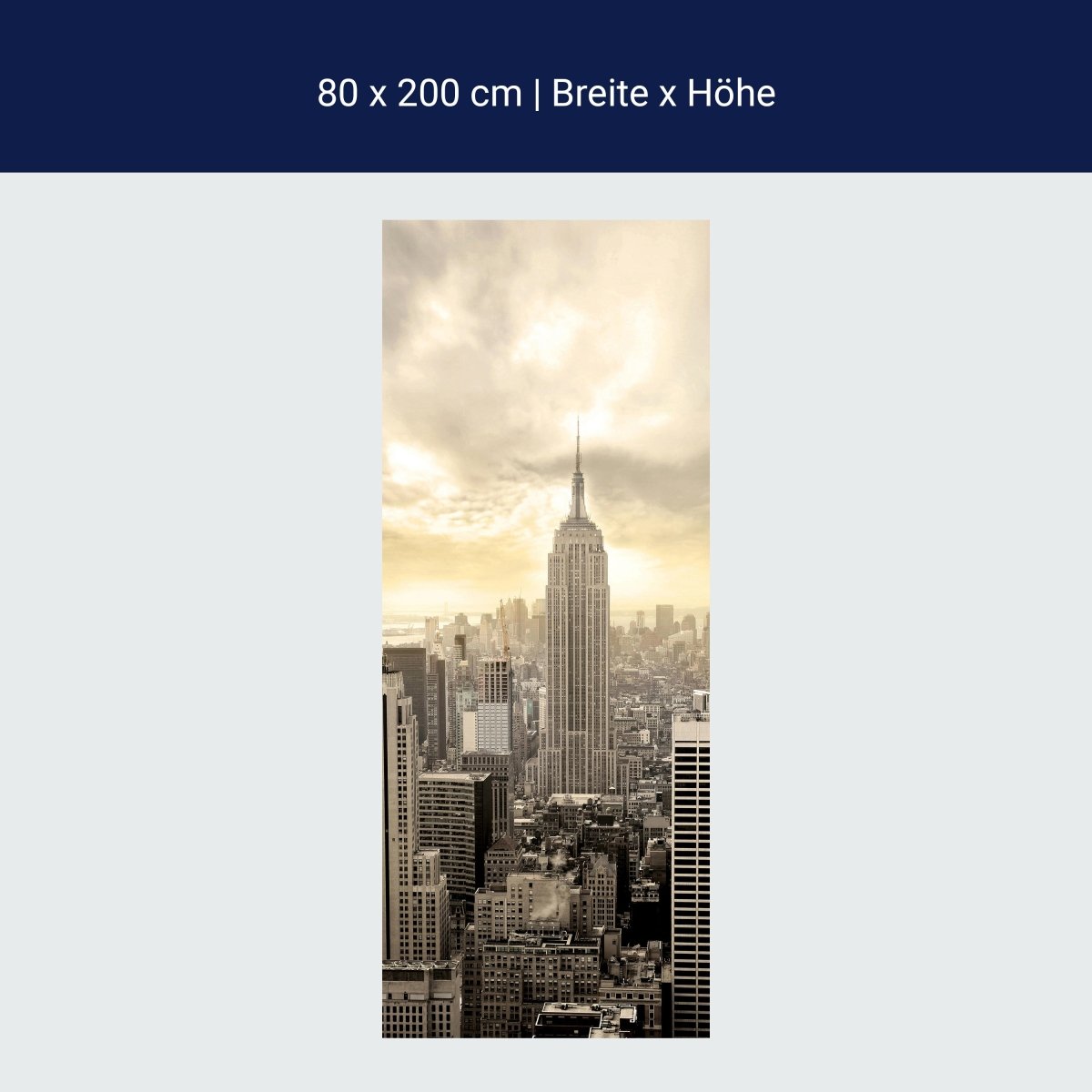 Duschwand New York Skyline View M0221 Duschwand New York Skyline View M0221