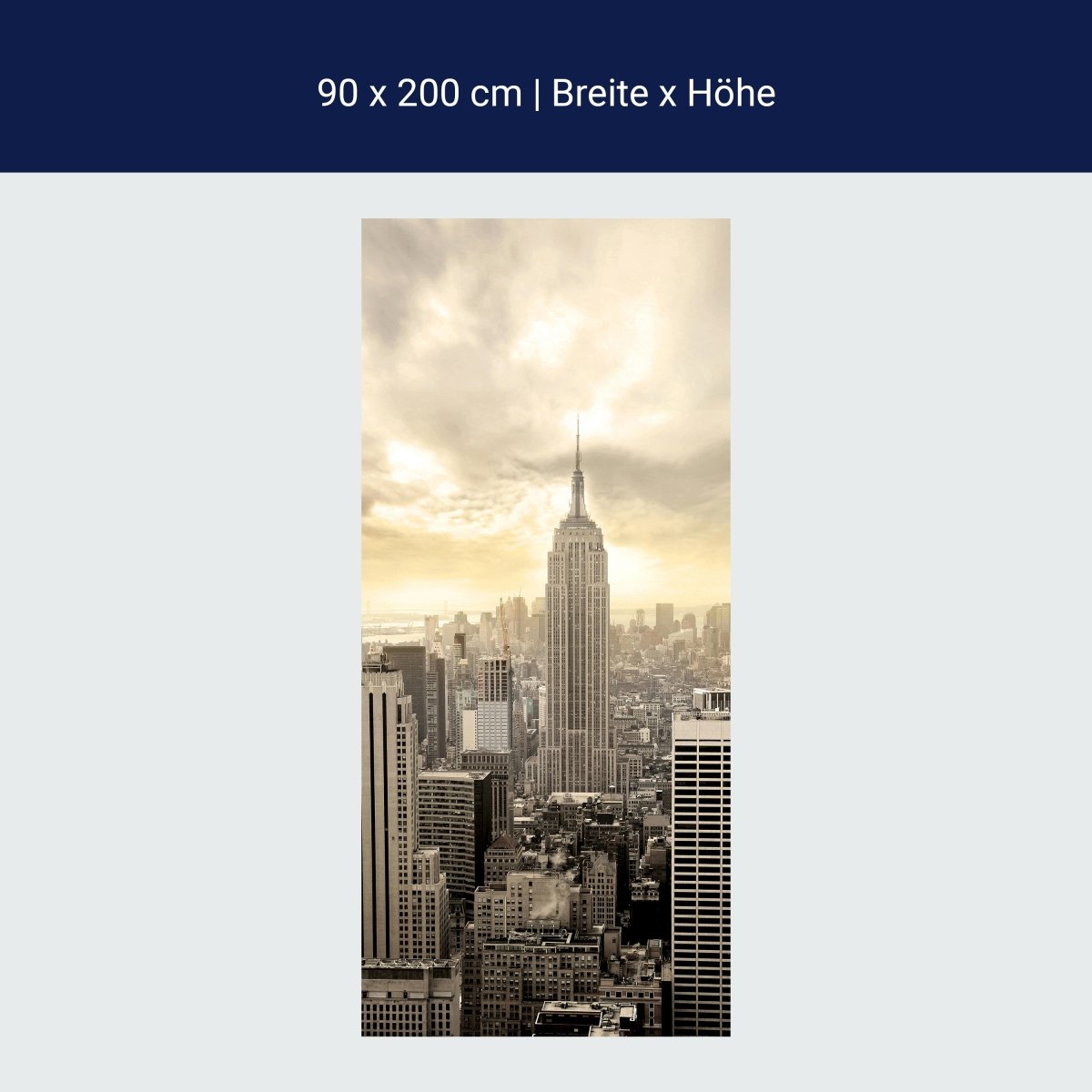 Duschwand New York Skyline View M0221 Duschwand New York Skyline View M0221