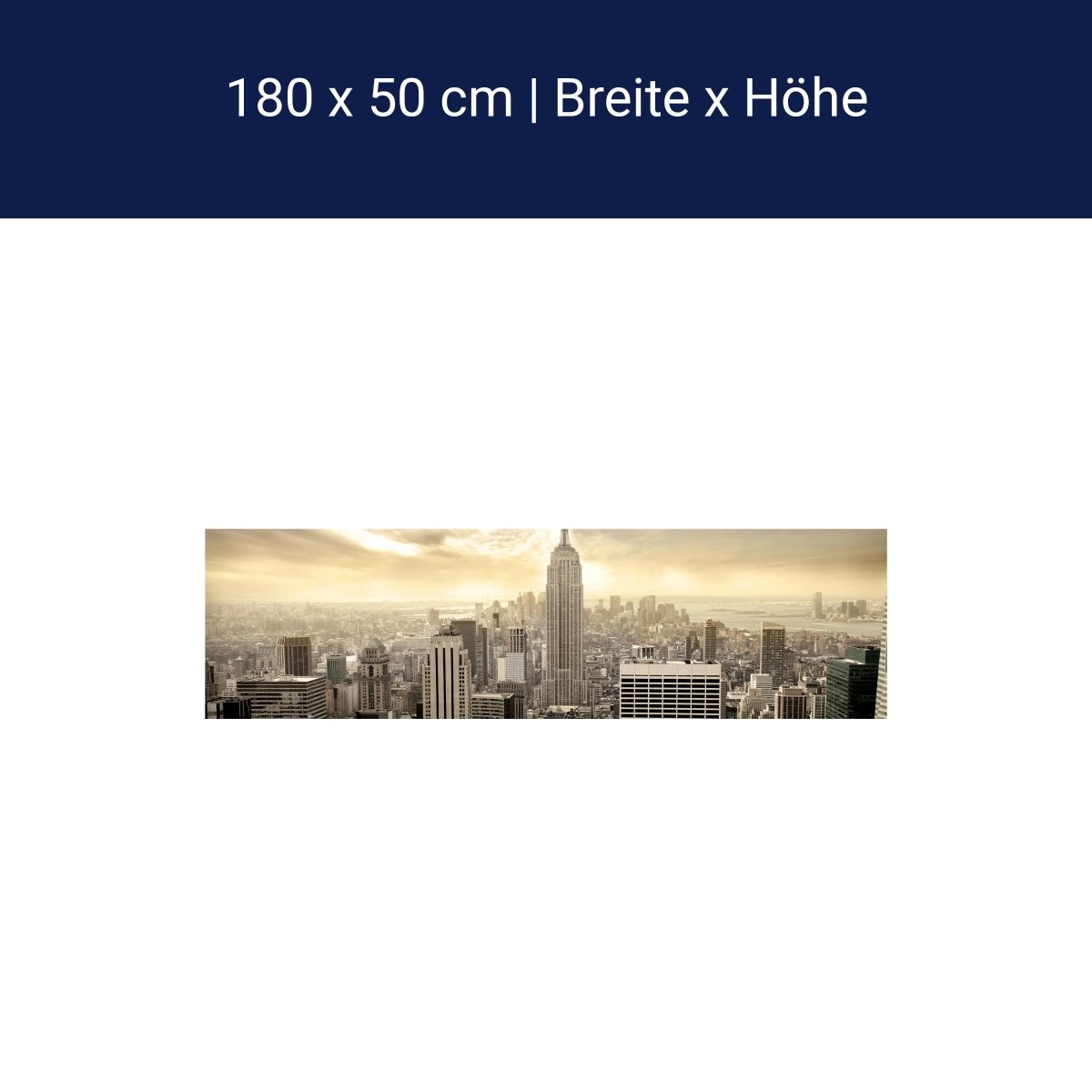 Küchenrückwand New York Skyline View M0221 Küchenrückwand New York Skyline View M0221
