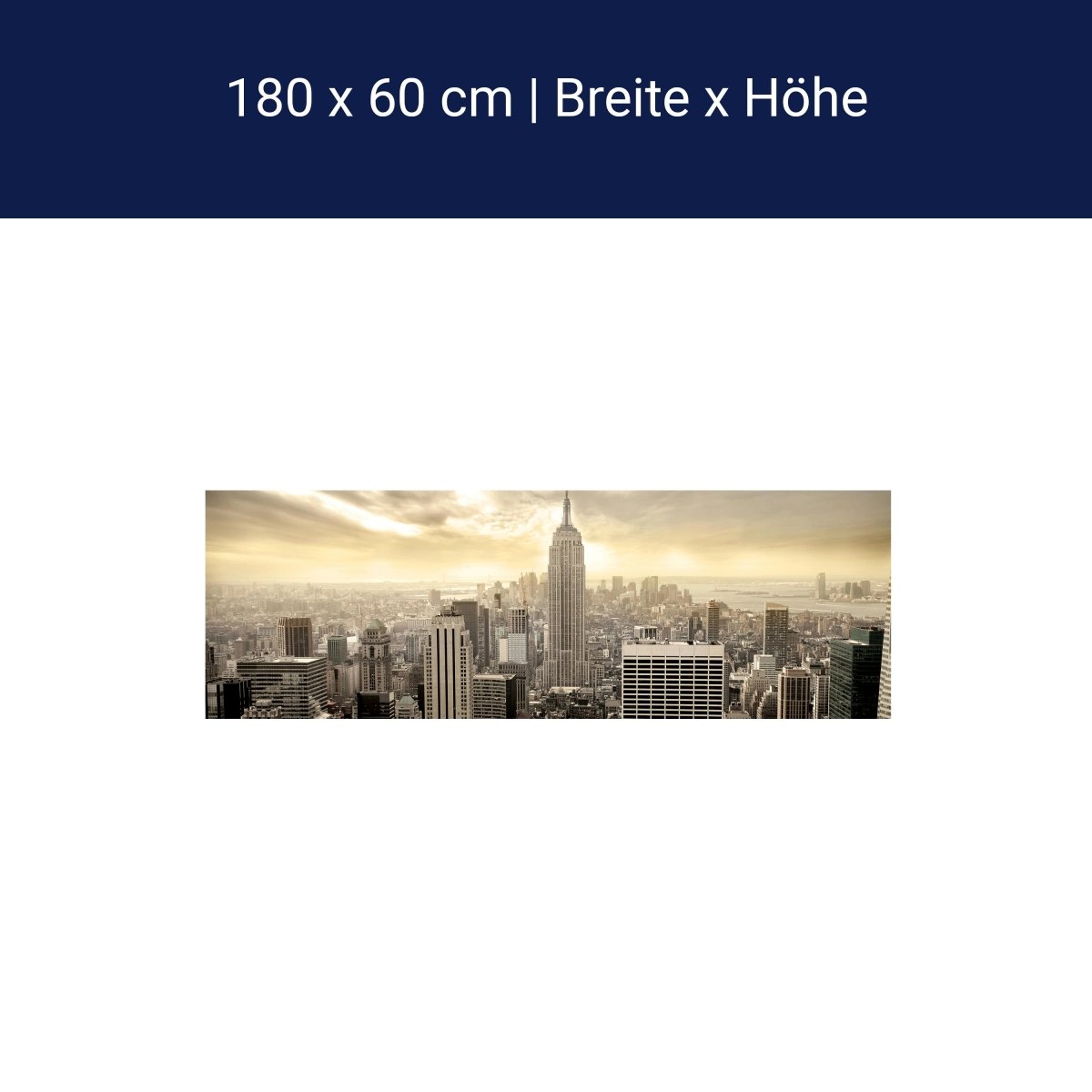 Küchenrückwand New York Skyline View M0221 Küchenrückwand New York Skyline View M0221