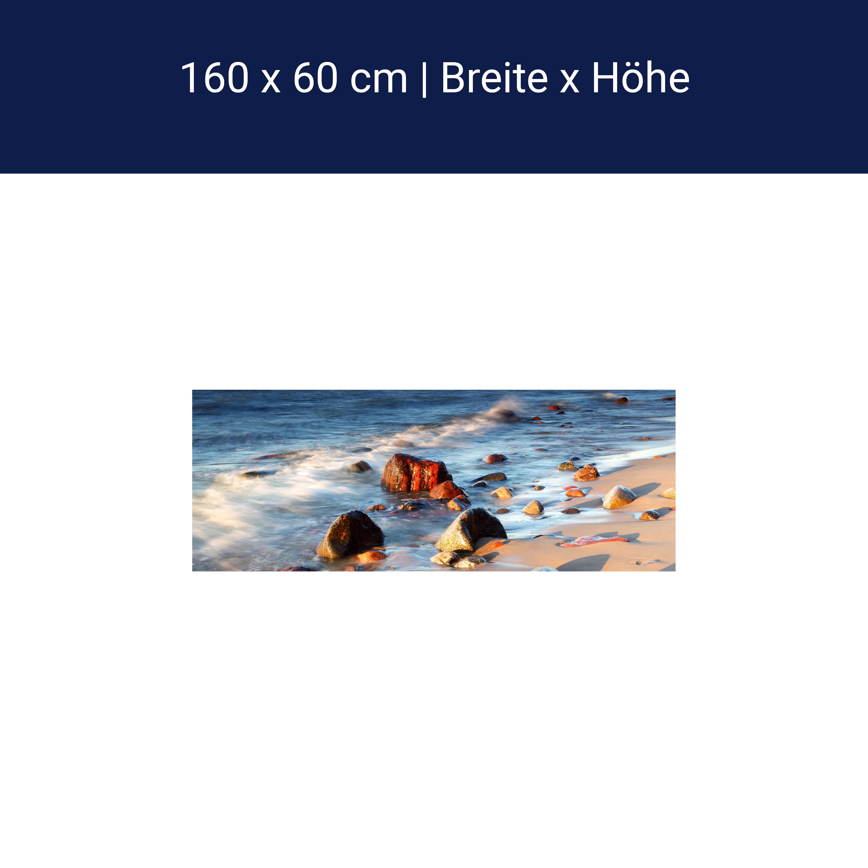 Küchenrückwand Steinstrand Natur M0223 Küchenrückwand Steinstrand Natur M0223