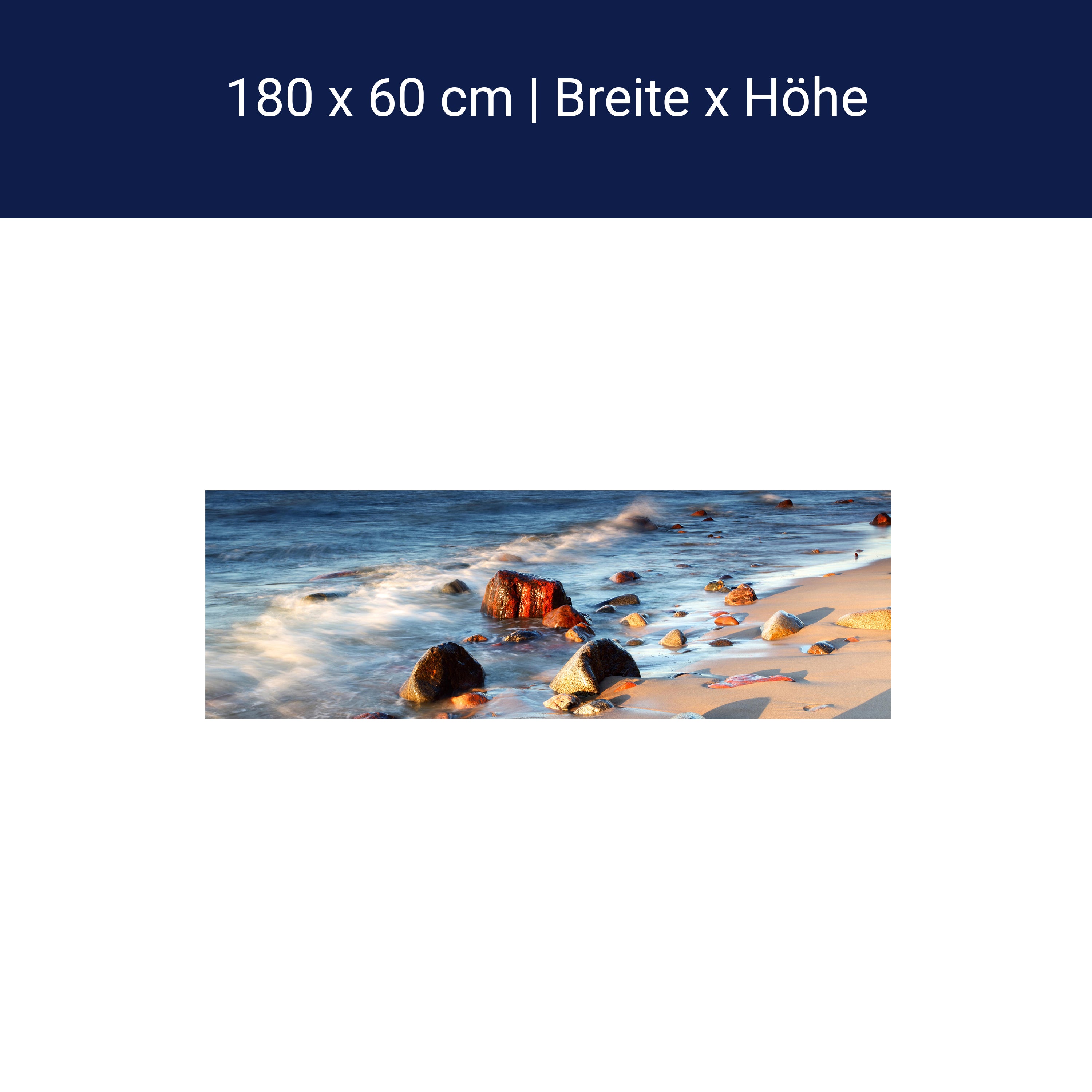 Küchenrückwand Steinstrand Natur M0223 Küchenrückwand Steinstrand Natur M0223