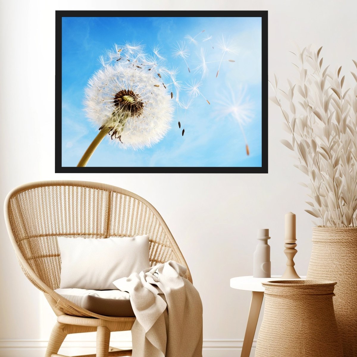 wandmotiv24 Poster, Poster - Blume, Löwenzahn, blau - M0223 - Bild 3 wandmotiv24 Poster, Poster - Blume, Löwenzahn, blau - M0223 - Bild 3