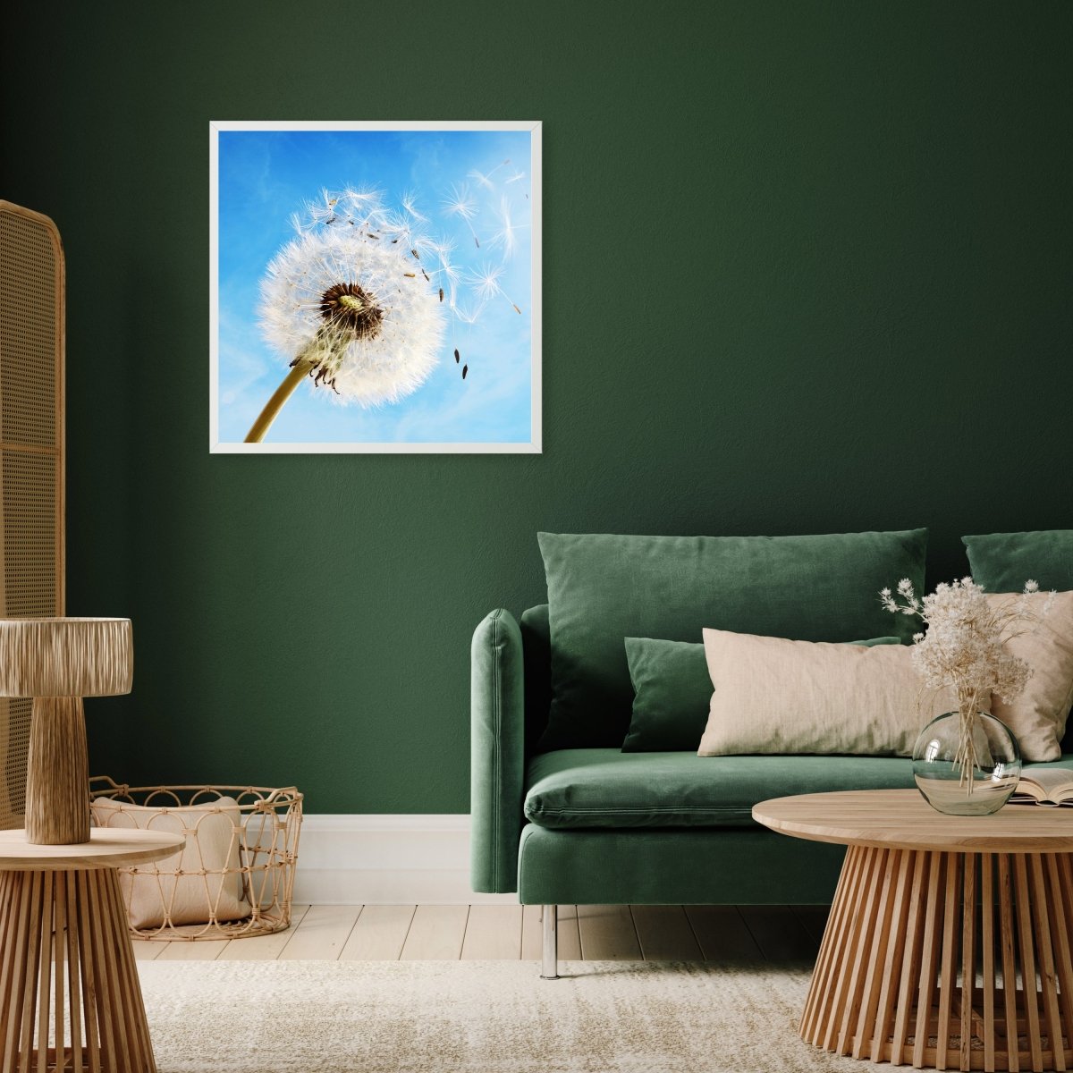 wandmotiv24 Poster, Poster - Blume, Löwenzahn, blau - M0223 - Bild 5 wandmotiv24 Poster, Poster - Blume, Löwenzahn, blau - M0223 - Bild 5