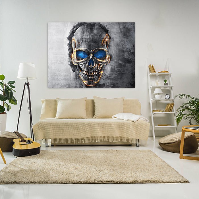 Leinwandbild Totenkopf, Querformat M0226 kaufen - Bild 3 Leinwandbild Totenkopf, Querformat M0226 kaufen - Bild 3